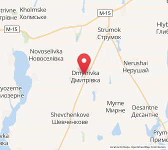 Map of Dmytrivka, Odessa