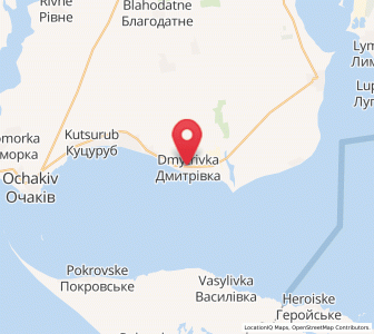 Map of Dmytrivka, Mykolaiv