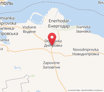 Map of Dniprovka, Zaporizhzhia