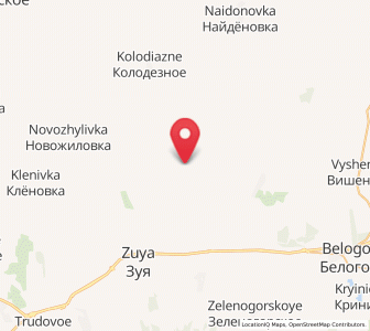 Map of Dolinovka, Crimea