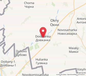 Map of Dovzhanka, Odessa