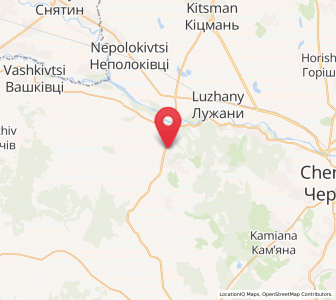 Map of Drachyntsi, Chernivtsi