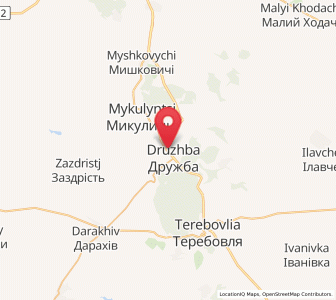 Map of Druzhba, Ternopil