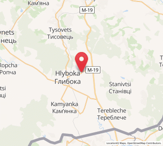 Map of Dymka, Chernivtsi