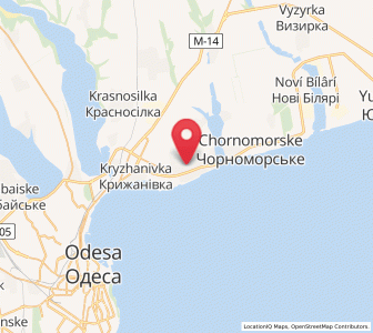 Map of Fontanka, Odessa