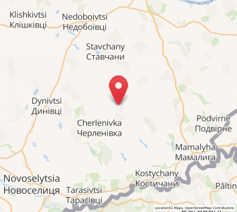 Map of Forosna, Chernivtsi