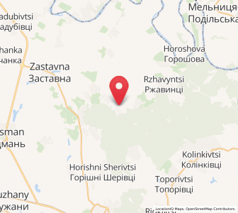 Map of Horoshivtsi, Chernivtsi