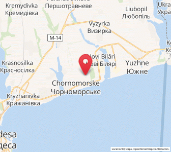 Map of Hvardiyske, Odessa