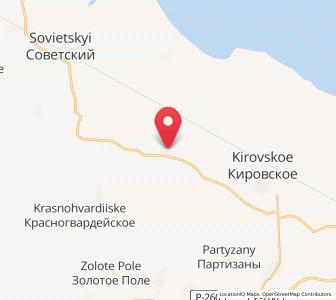 Map of Ilyichevo, Crimea