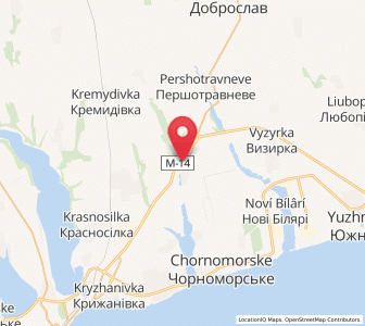 Map of Ivanove, Odessa