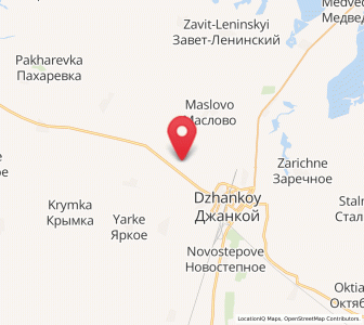 Map of Kalinovka, Crimea