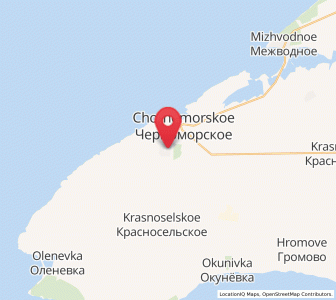 Map of Kalinovka, Crimea