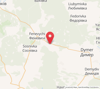 Map of Katiuzhanka, Kiev
