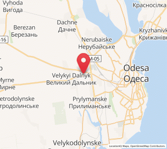 Map of Khlibodarske, Odessa