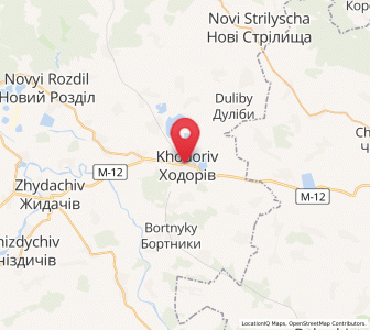 Map of Khodoriv, Lviv