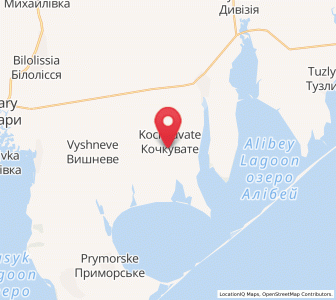 Map of Kochkuvate, Odessa