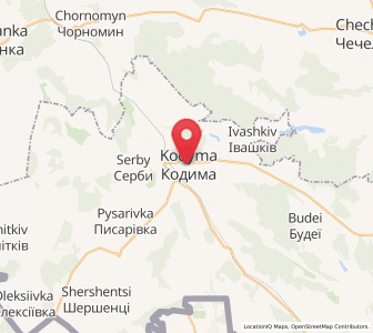 Map of Kodyma, Odessa
