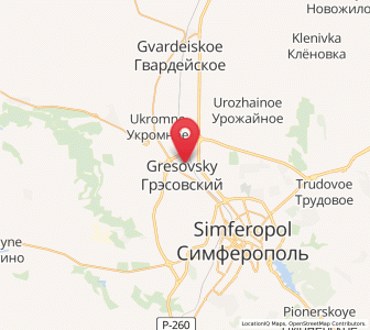 Map of Komsomol’skoye, Crimea