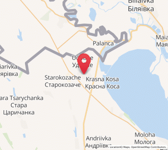 Map of Kozatske, Odessa