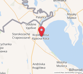 Map of Krasna Kosa, Odessa