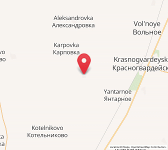 Map of Krasnaya Polyana, Crimea
