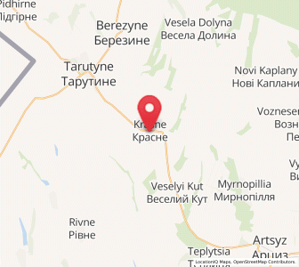Map of Krasne, Odessa