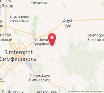 Map of Krasnovka, Crimea