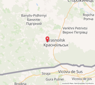 Map of Krasnoyilsk, Chernivtsi