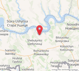 Map of Kulishivka, Chernivtsi