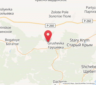 Map of Kurskoye, Crimea