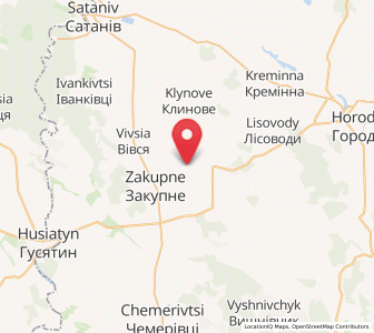 Map of Kutkivtsi, Khmelnytskyi