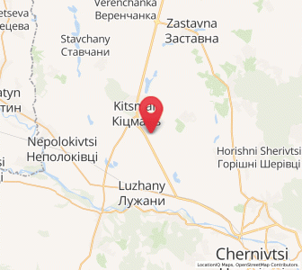 Map of Lashkivka, Chernivtsi