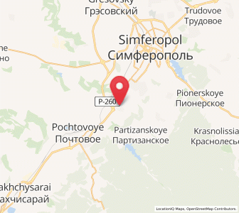 Map of Levadki, Crimea