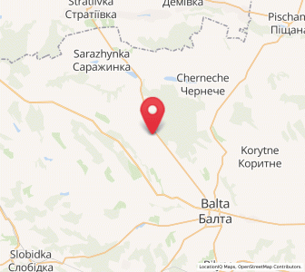 Map of Lisnychivka, Odessa