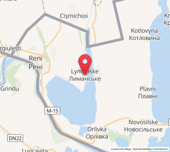 Map of Lymans’ke, Odessa