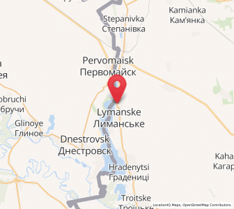 Map of Lymanske, Odessa