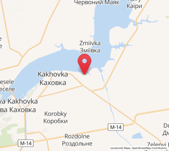 Map of Lyubymivka, Kherson
