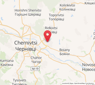 Map of Mahala, Chernivtsi