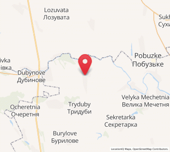 Map of Mala Mechetnya, Mykolaiv