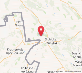 Map of Mala Slobidka, Odessa