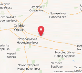 Map of Mala Tokmachka, Zaporizhzhia