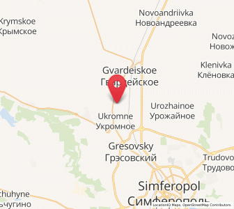 Map of Malen’koye, Crimea
