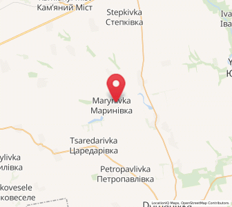 Map of Marynivka, Mykolaiv