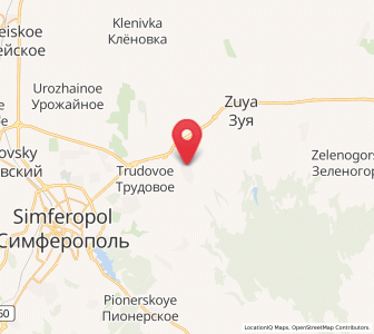Map of Mazanka, Crimea