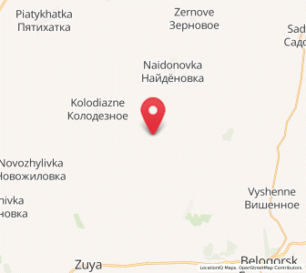 Map of Mel’nichnoye, Crimea