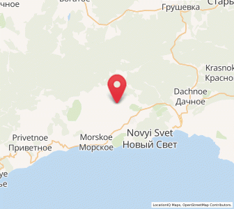 Map of Mezhdurech'e, Crimea