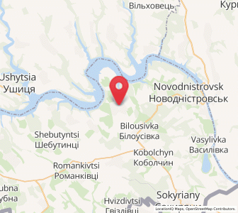 Map of Mikhalkove, Chernivtsi
