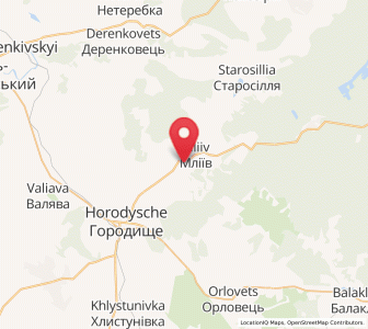 Map of Mliiv, Cherkasy
