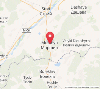Map of Morshyn, Lviv