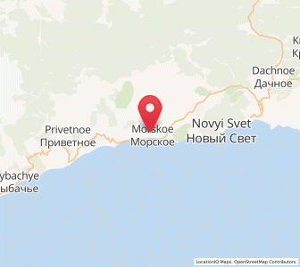 Map of Morskoye, Crimea
